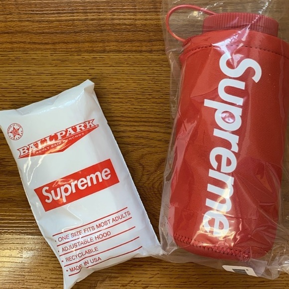 Supreme Nalgene Water Bottle & Rain Poncho